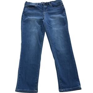 Nicole Miller Jeans Womens 8 Blue Denim Nolita Boyfriend High Rise‎ Cotton